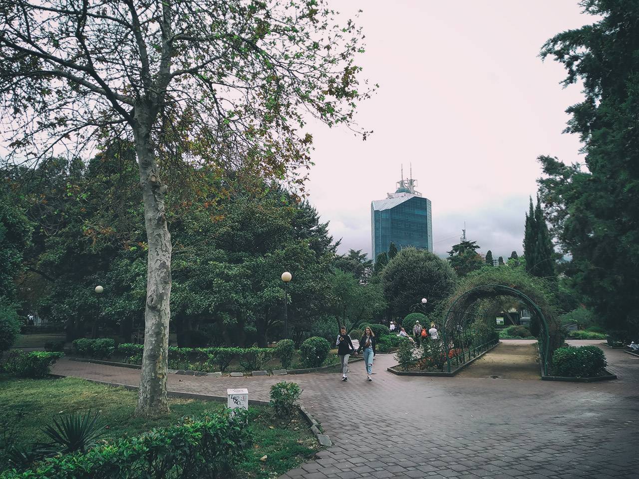 Сквер имени Калинина в Крыму